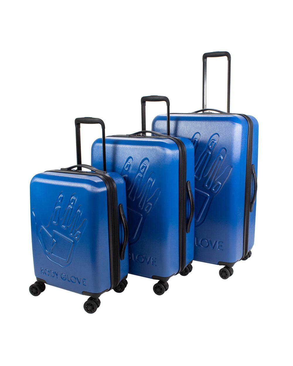 Redondo 3-Piece Hardside Spinner Luggage Set Body Glove New