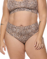 Primal Marlee Plus Size High-Waist Bikini Bottom Body Glove New
