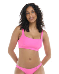 Smoothies Edi Square Neck D-F Cup Bikini Top Body Glove New