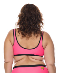 Groove You Spin Me Plus Size Crop Top Body Glove For Sale
