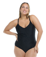 Smoothies Sandbar Plus Size One-Piece Swimsuit Body Glove Online