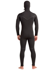 Red Cell 4/3mm Men's Chest-Zip Black Hooded Fullsuit Body Glove Outlet