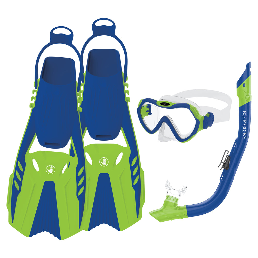 Grape Mask / Snorkel / Fins Complete Set Body Glove Online