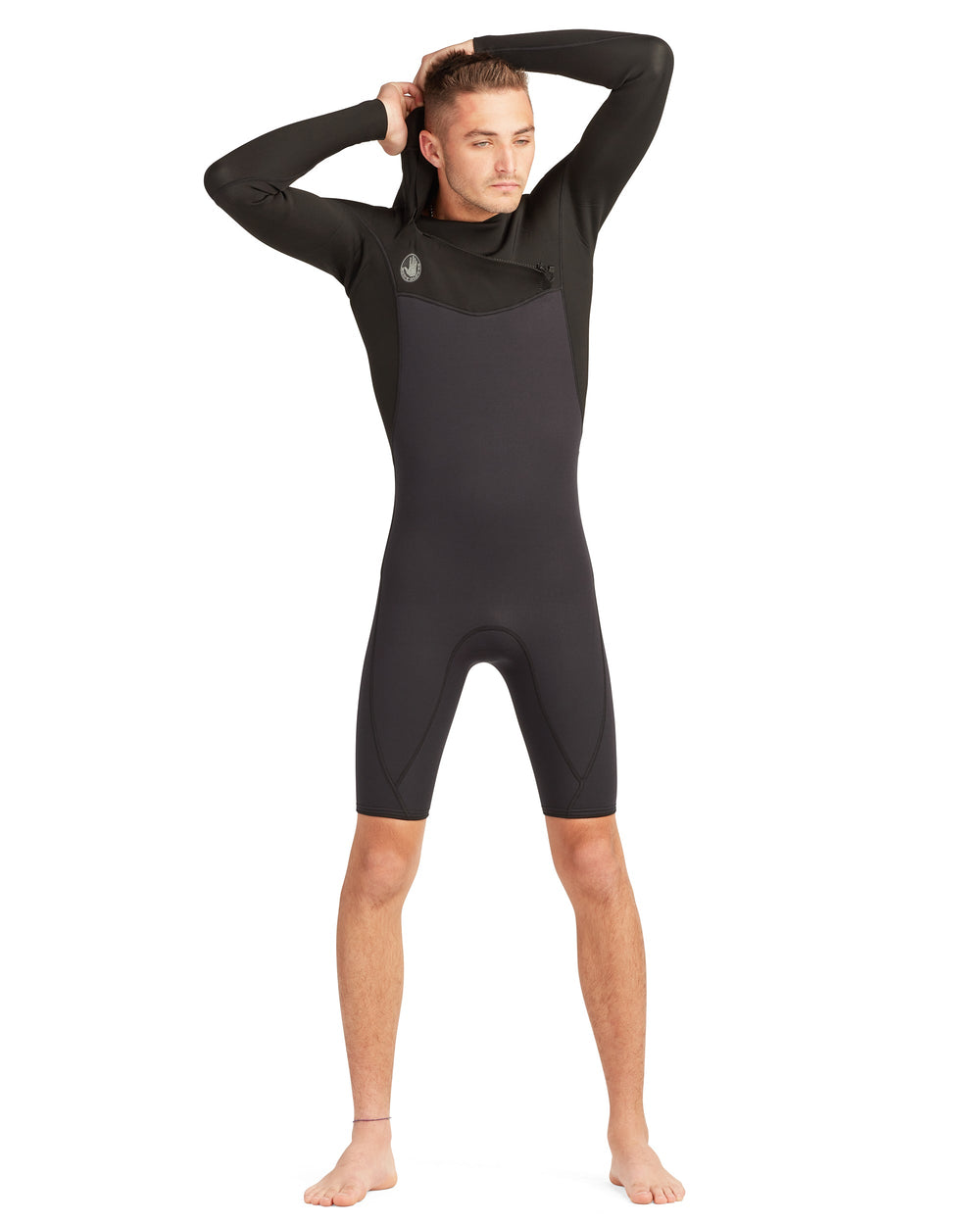 Phoenix 2mm Men's Chest-Zip L/S Springsuit Body Glove On Sale