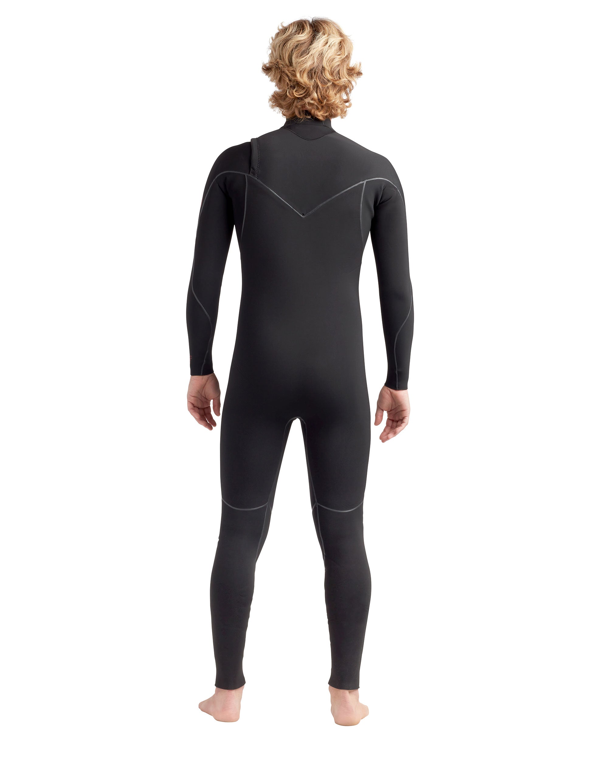Red Cell Black 3/2mm Men's Chest-Zip Fullsuit Body Glove Outlet