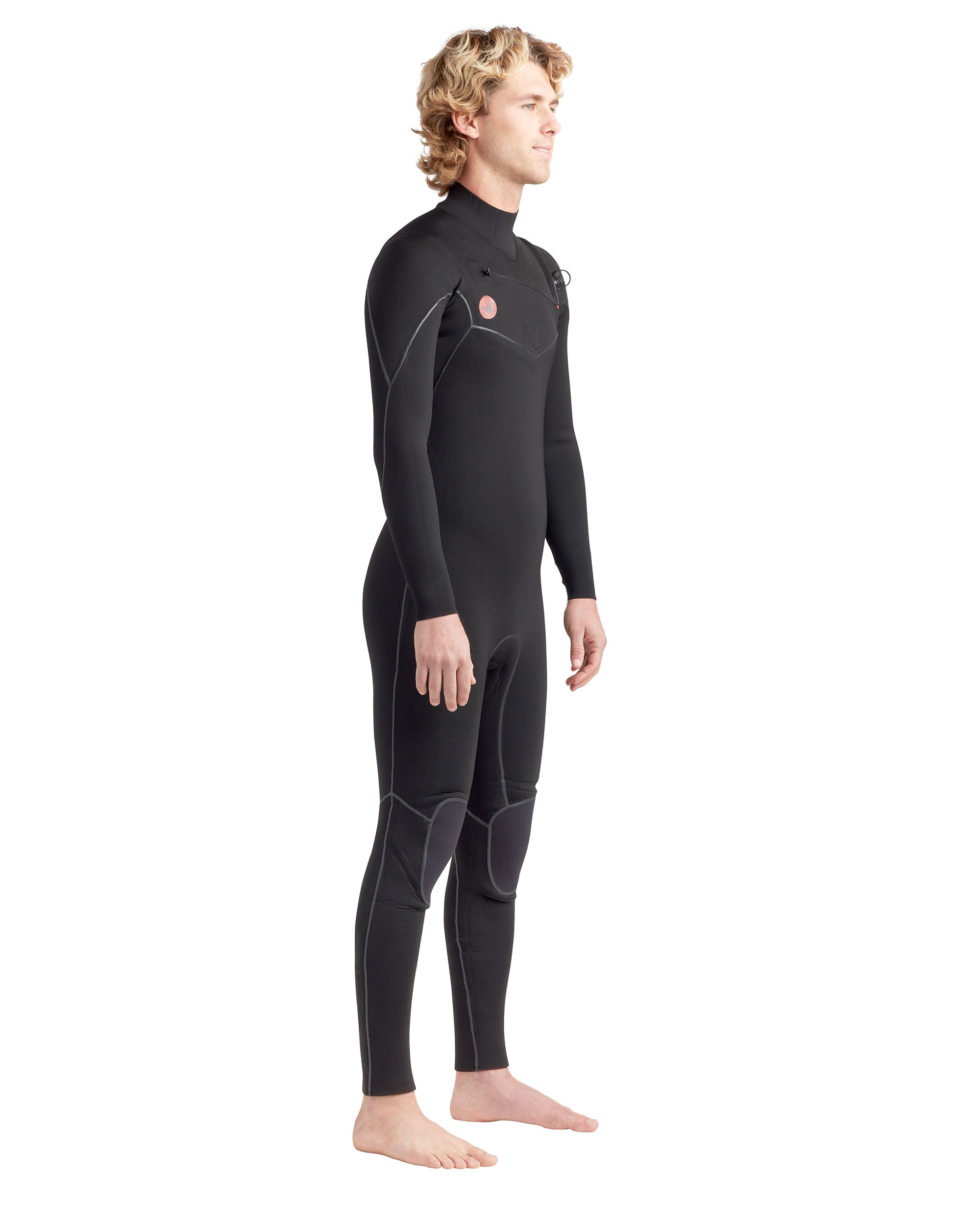 Red Cell Black 3/2mm Men's Chest-Zip Fullsuit Body Glove Outlet