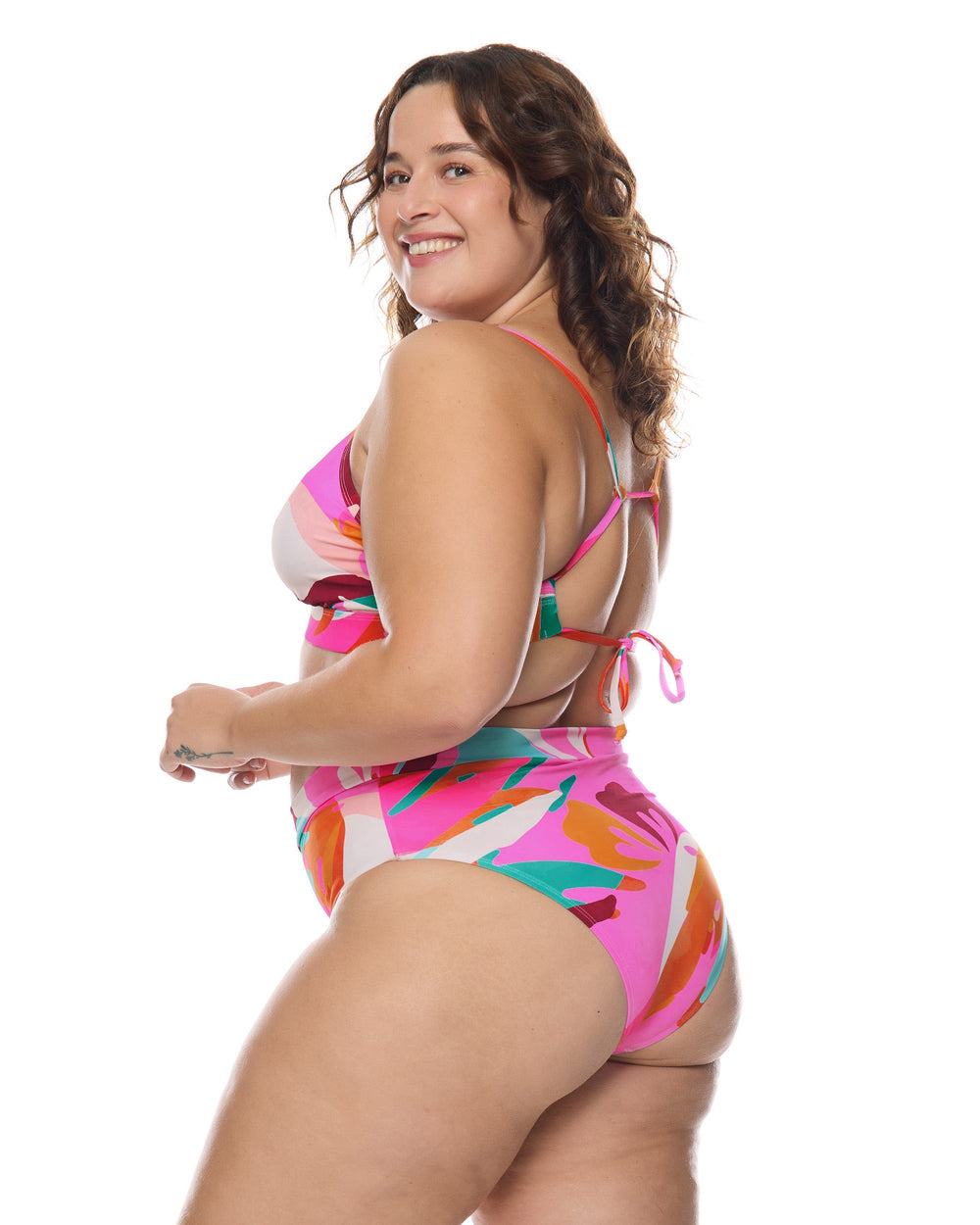 Hype Marlee Plus Size High-Waist Bikini Bottom Body Glove Outlet