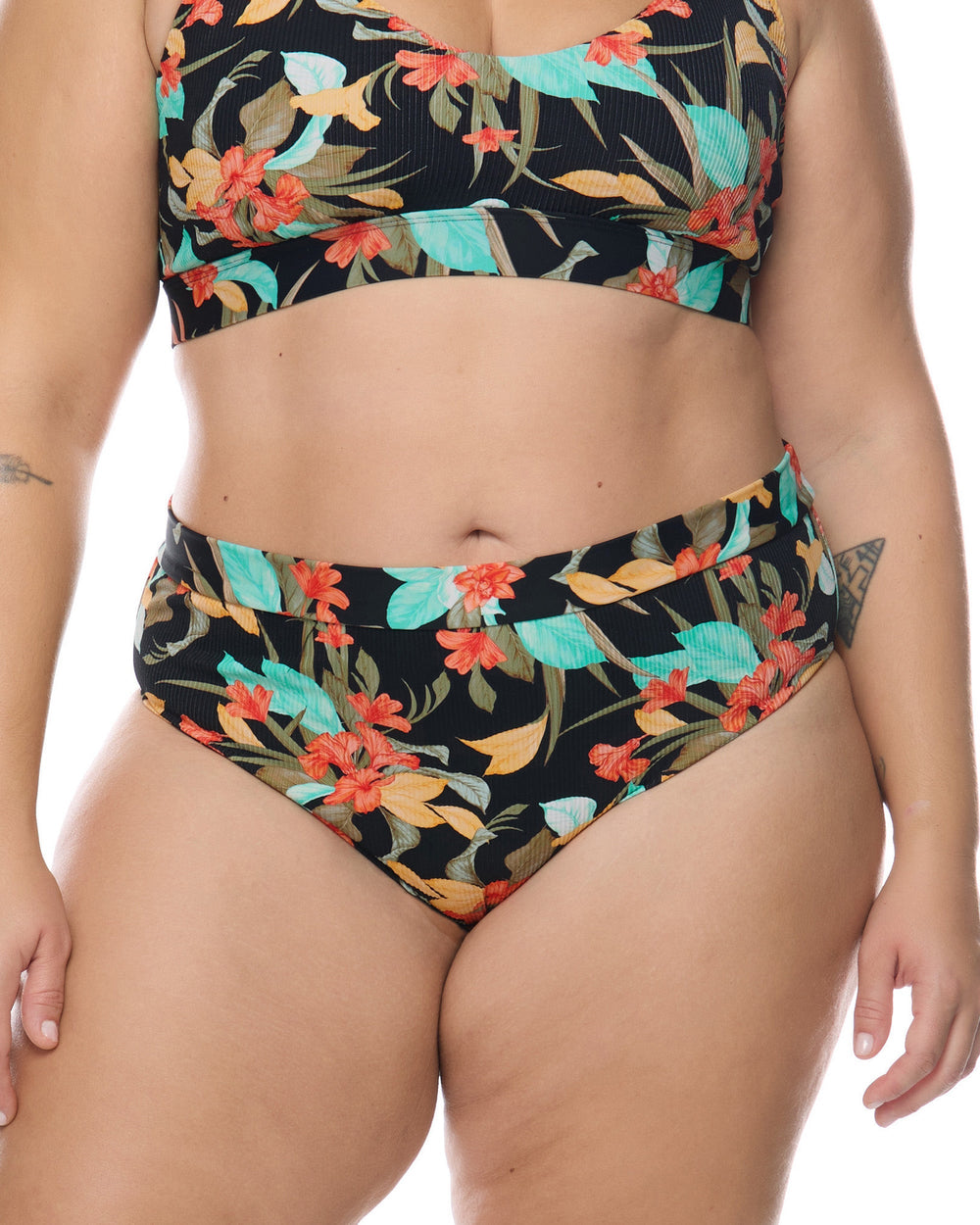 Hamoa Marlee Plus Size High-Waist Bikini Bottom Body Glove Sale