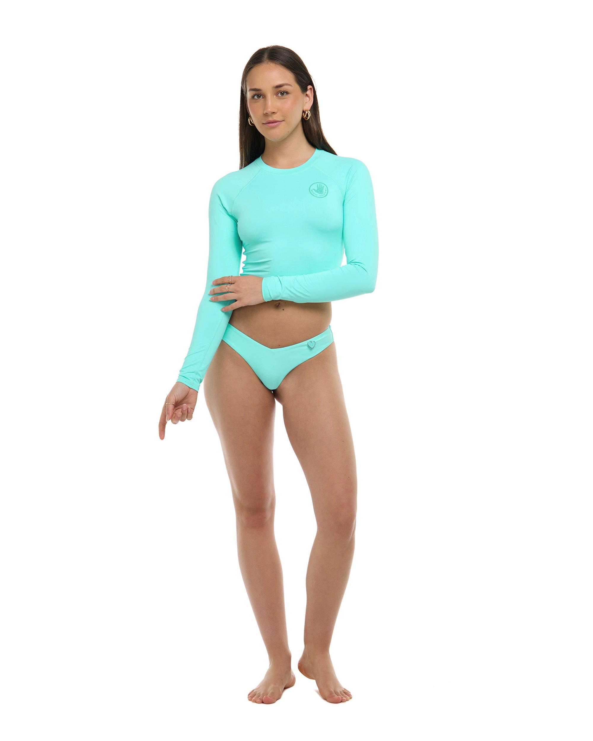 Smoothies Let It Be Cross-Over Sea Mist Rash Guard Body Glove Online