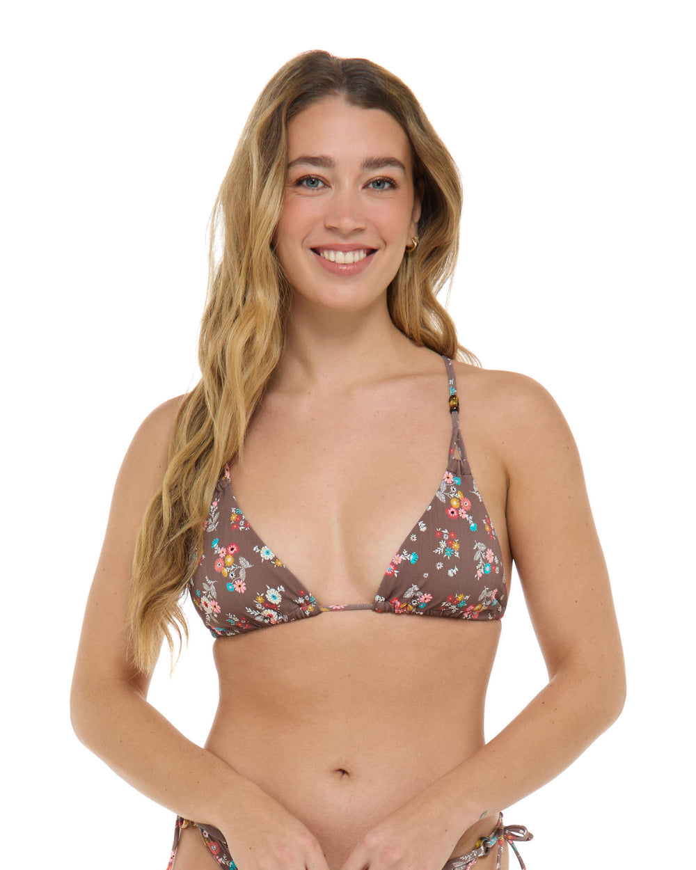 Belle Ashlyn Triangle Slider Bikini Top Body Glove New