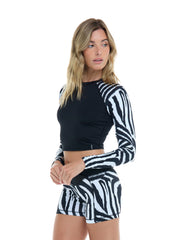Glow Let It Be Crop Rashguard Body Glove For Sale
