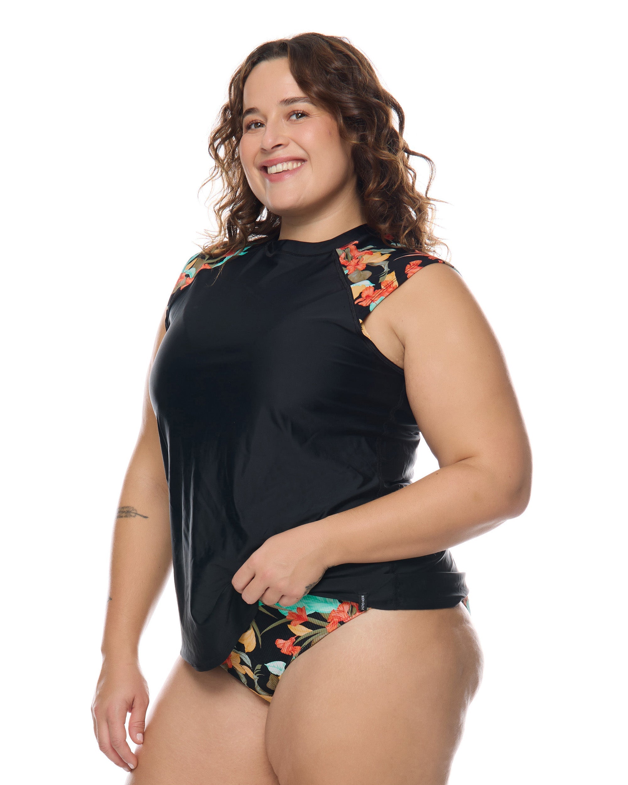 Hamoa Sleek Plus Size Long Sleeve Rashguard Body Glove For Sale