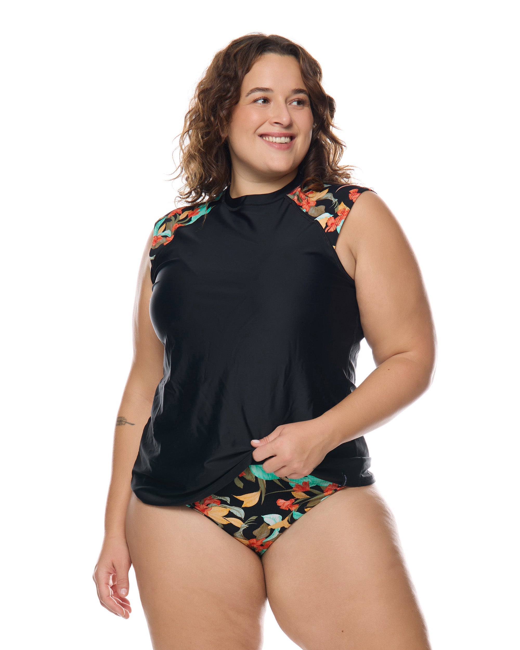 Hamoa Sleek Plus Size Long Sleeve Rashguard Body Glove For Sale