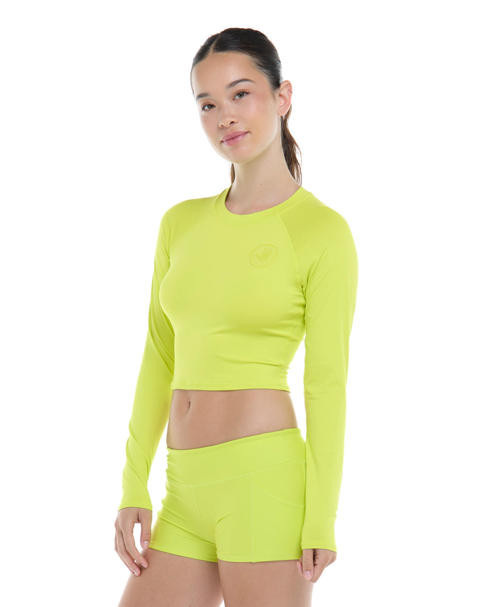 Smoothies Let It Be Crop Rashguard Body Glove Outlet
