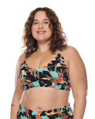Hamoa Ruth Plus Size Fixed Triangle Swim Top Body Glove Sale