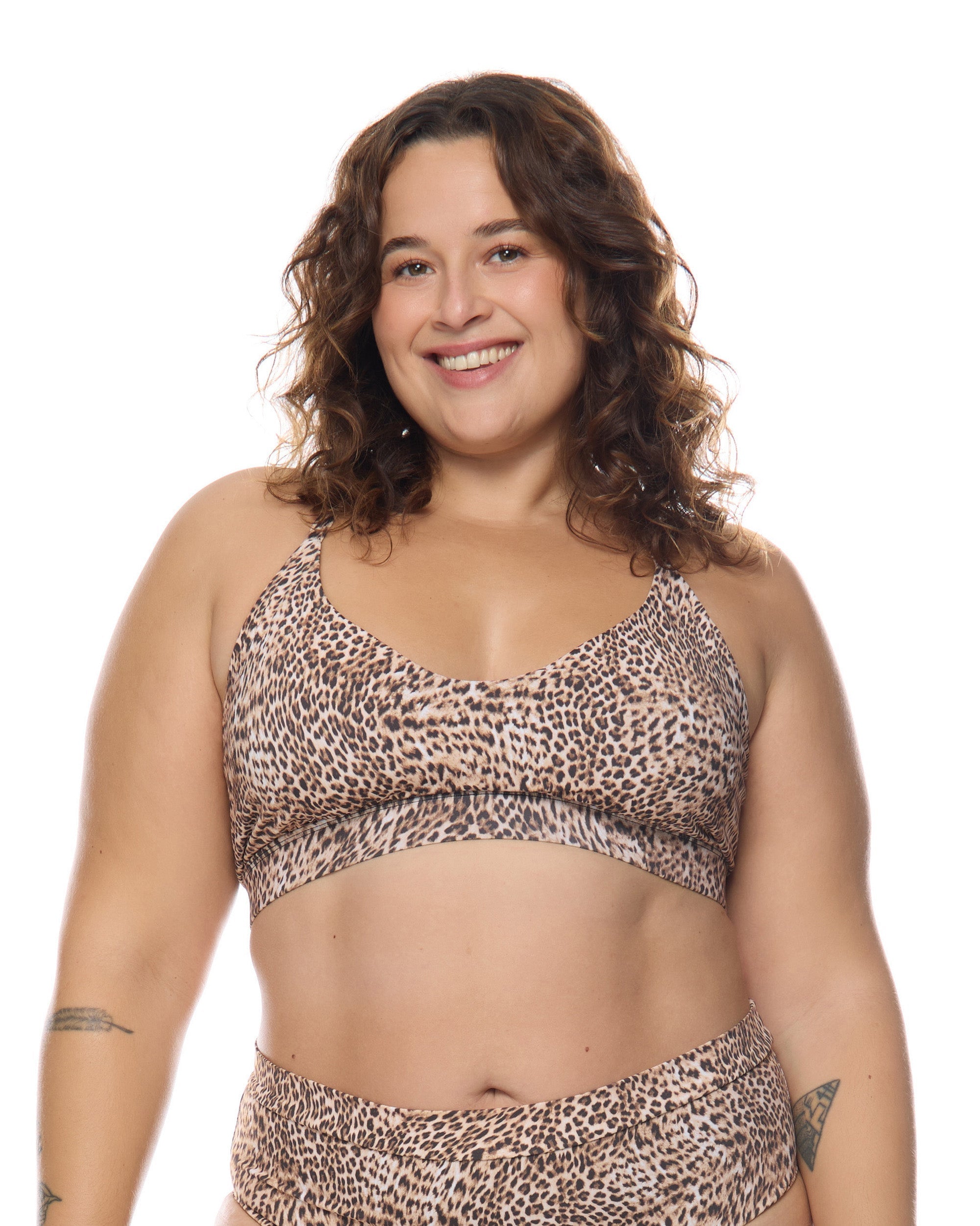 Primal Ruth Plus Size Fixed Triangle Swim Top Body Glove Online Shop