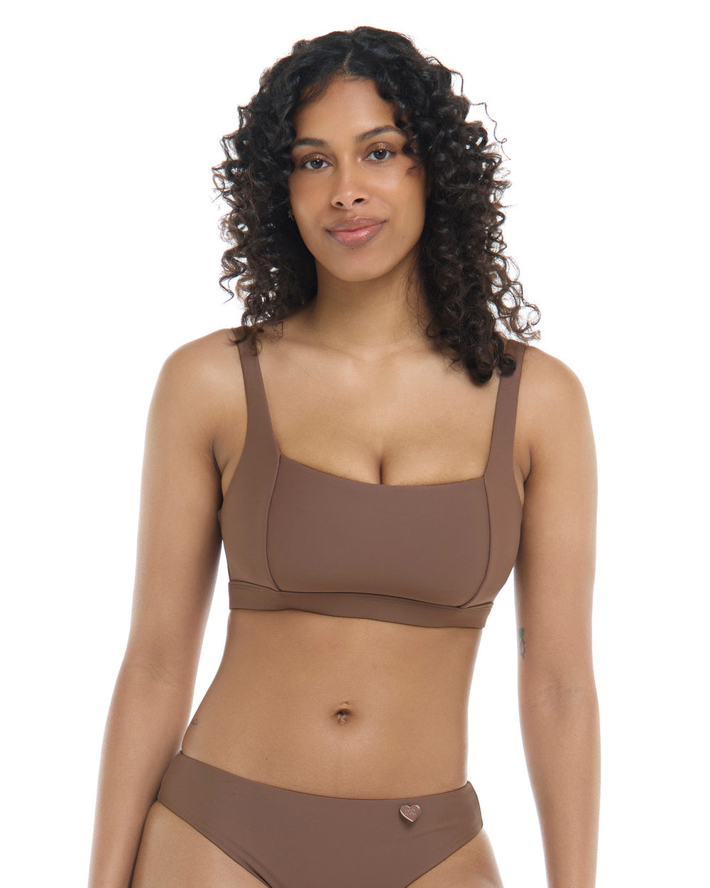 Smoothies Edi Square Neck D-F Cup Bikini Top Body Glove Discount