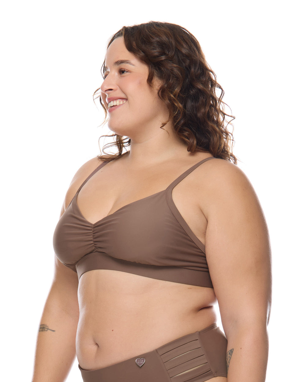 Smoothies Drew Plus Size Swim Top Body Glove On Sale