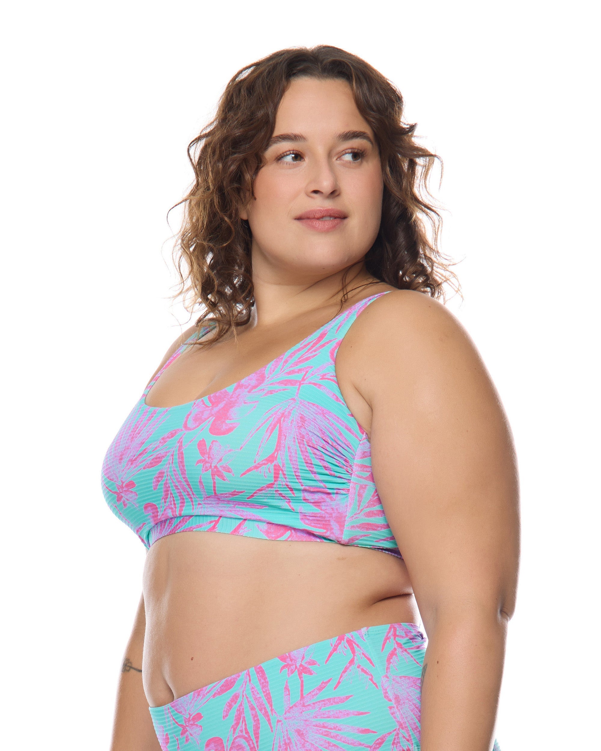 Azores Amore Plus Size Scoop Bikini Top Body Glove For Sale
