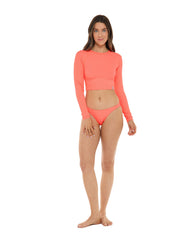 Ibiza Let It Be Crop Rashguard Body Glove Discount