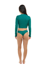 Leafy Let It Be Crop Rashguard Body Glove For Sale