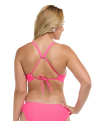 Smoothies Drew D-F Cup Bikini Top Body Glove New