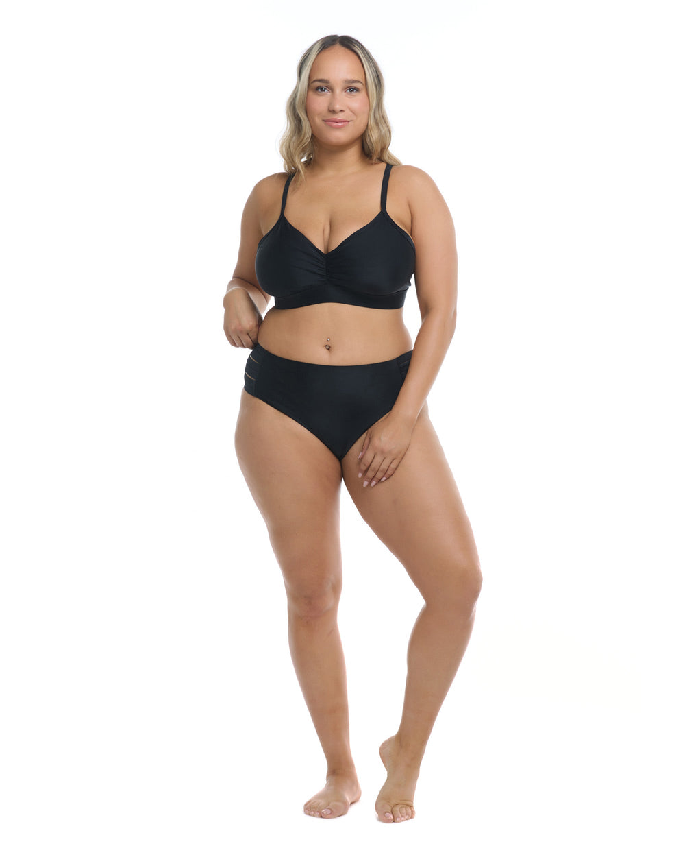 Smoothies Drew Plus Size Bikini Top Body Glove New