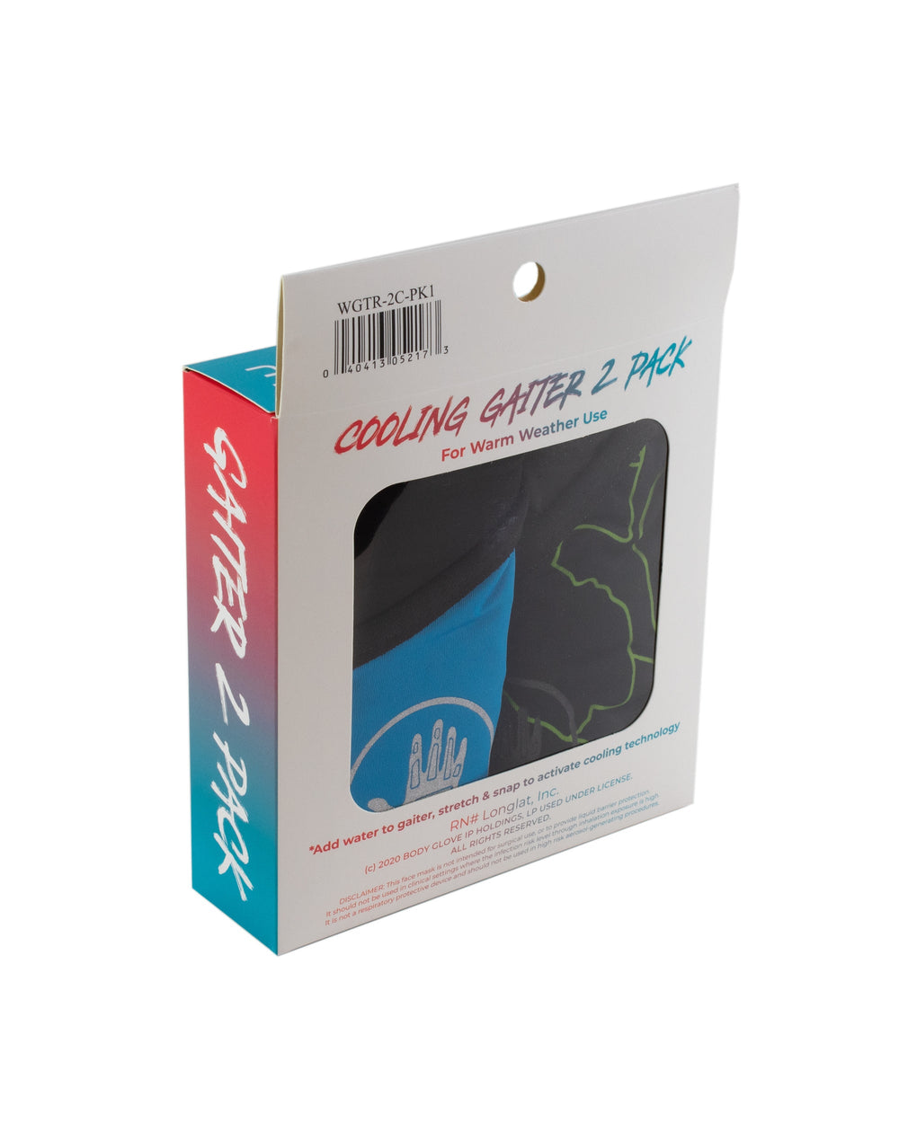 2-Pack Women's Cooling Gaiter Face Masks Body Glove On Sale