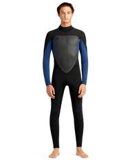 Phoenix 4/3mm Men's Back-Zip Blue Fullsuit,XS