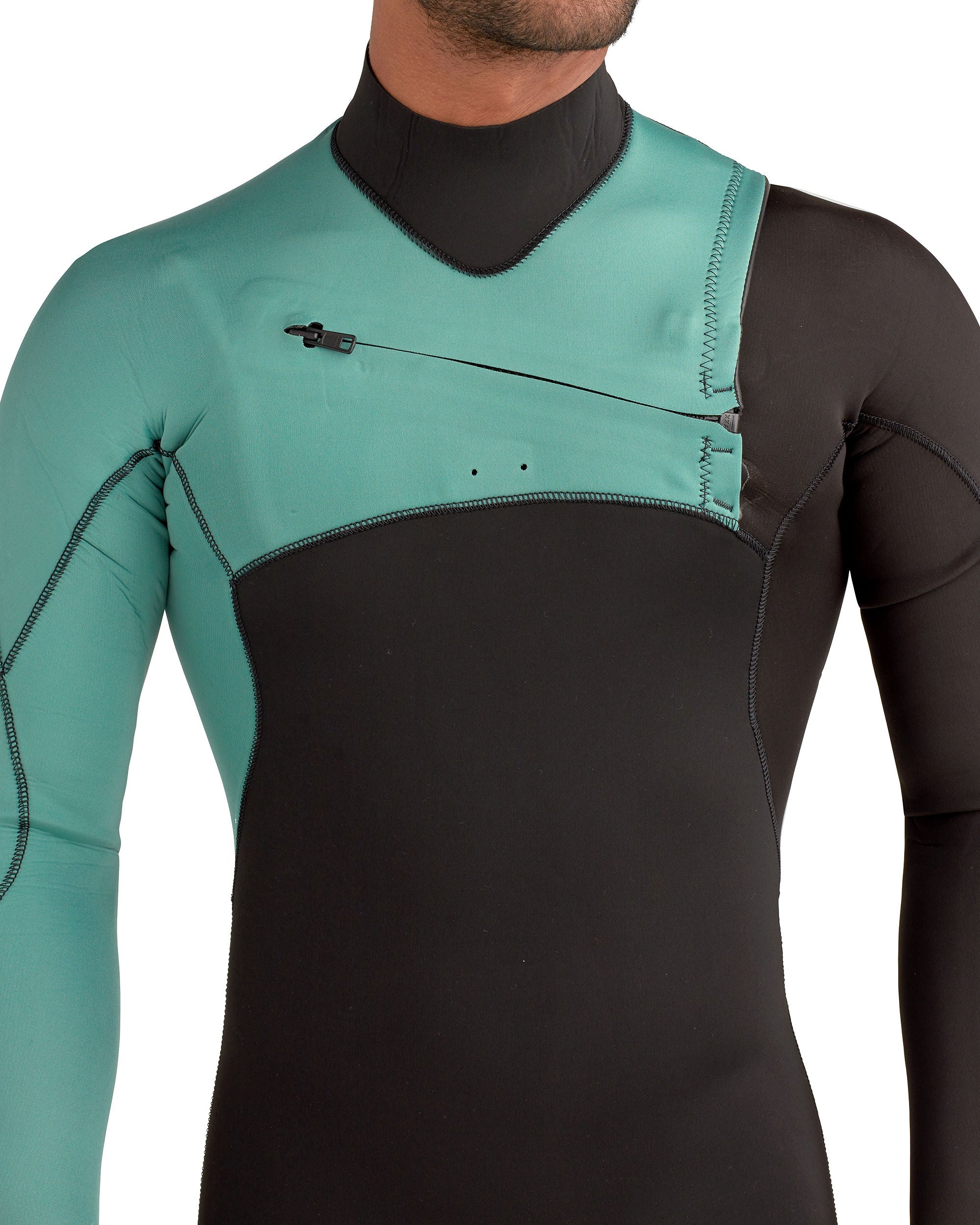 Variant 3/2mm Black/Green Men's Chest-Zip Fullsuit Body Glove Online