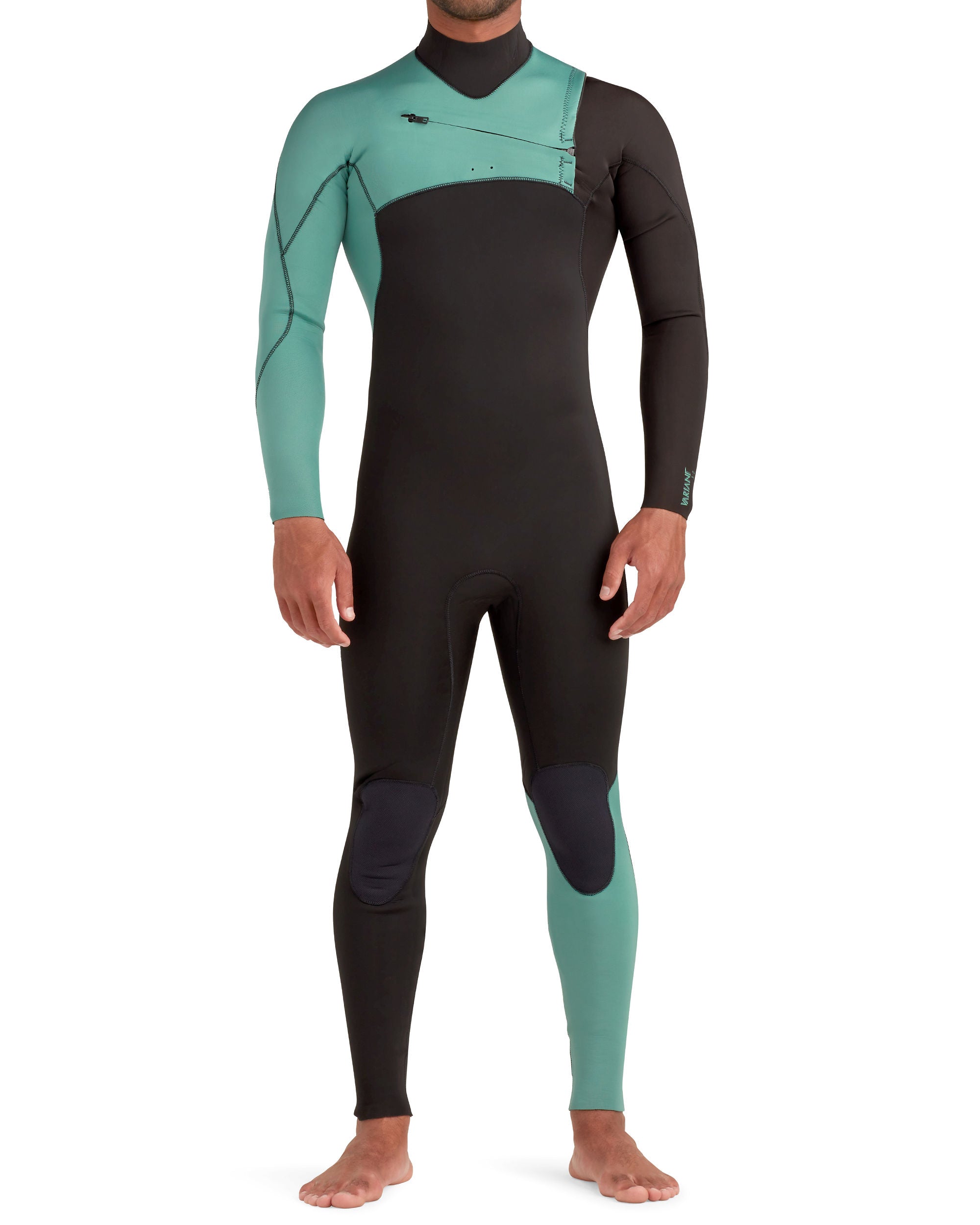 Variant 3/2mm Black/Green Men's Chest-Zip Fullsuit Body Glove Online