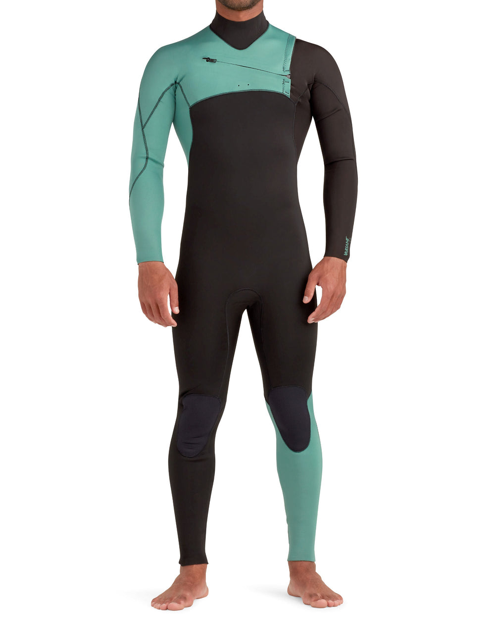 Variant 3/2mm Black/Green Men's Chest-Zip Fullsuit Body Glove Online