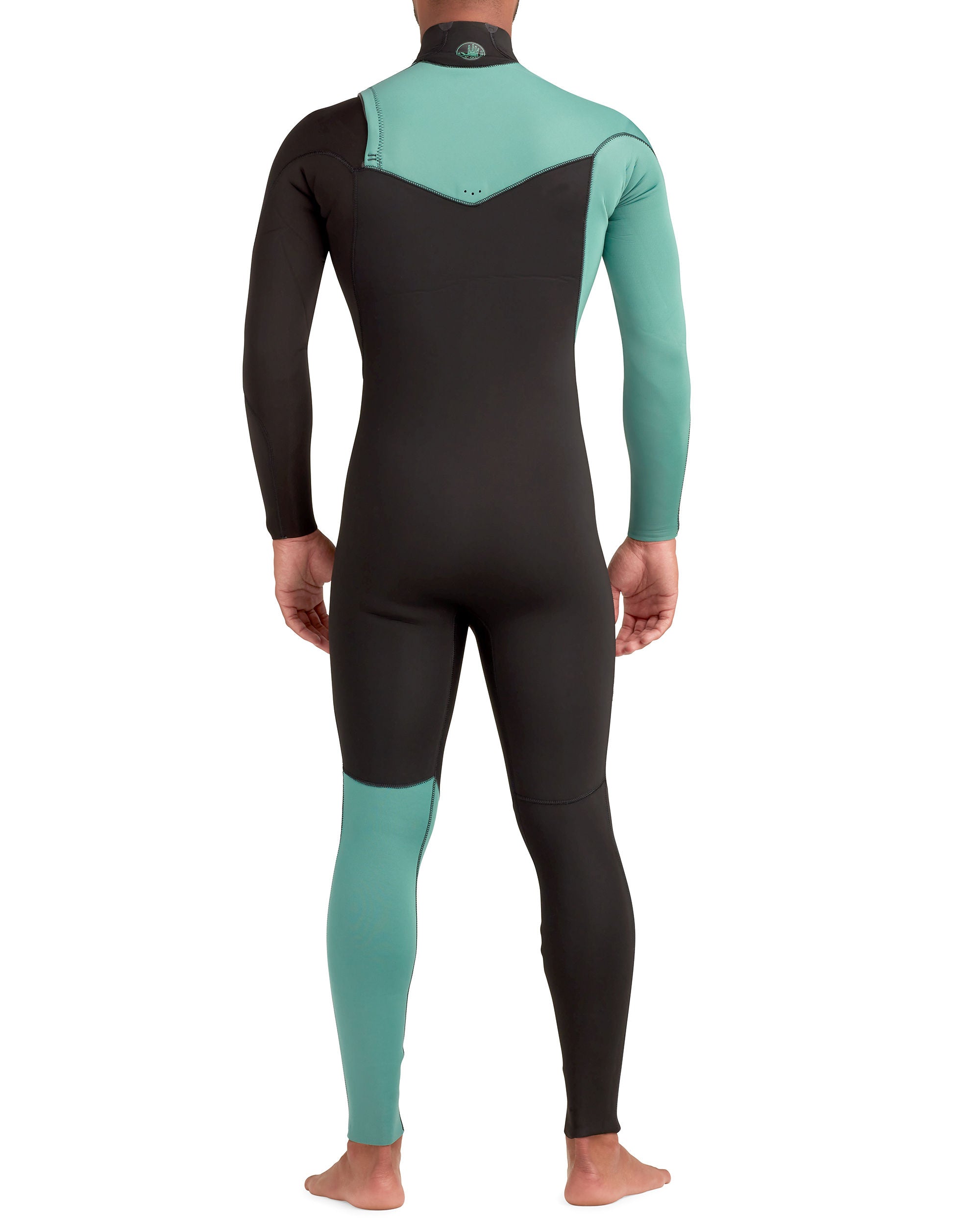 Variant 3/2mm Black/Green Men's Chest-Zip Fullsuit Body Glove Online
