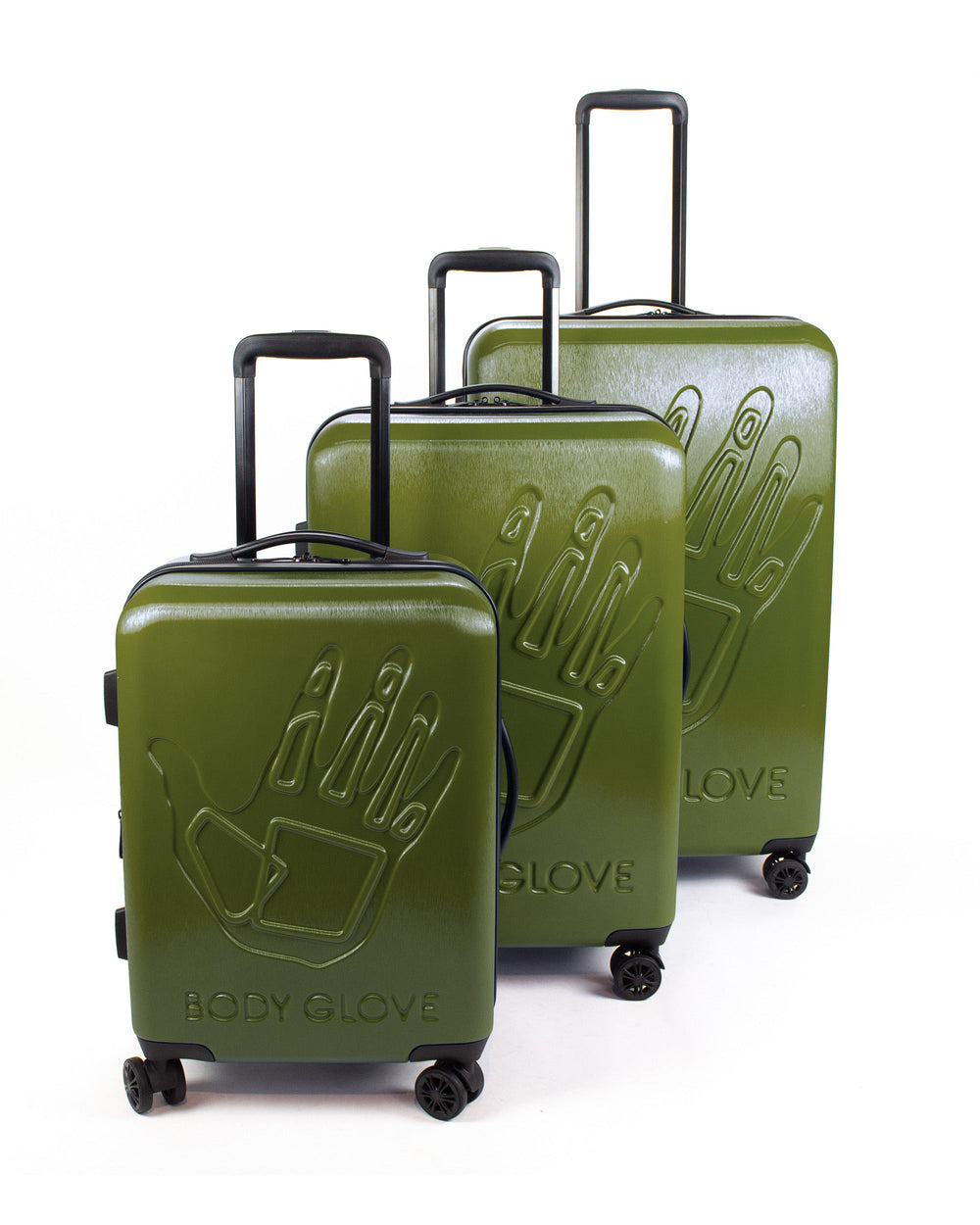 Redondo 3-Piece Hardside Spinner Luggage Set Body Glove On Sale