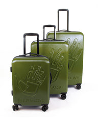 Redondo 3-Piece Hardside Spinner Luggage Set Body Glove On Sale